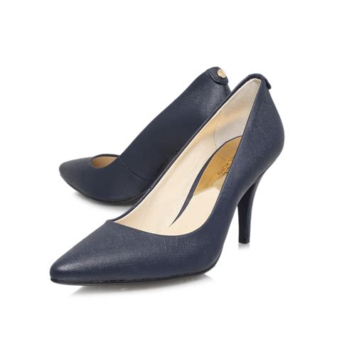 michael kors blue black|Michael Kors navy blue shoes.